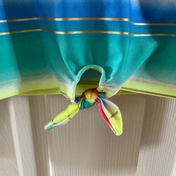 Nautica Girls Striped UV Protection Bathing Suit - Picture 5 of 12